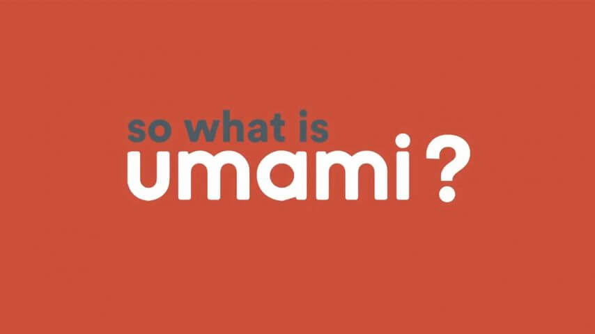 Videos of umami & MSG