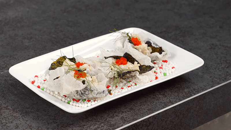 Thumbnail chicken taco with lime wasabi mayo